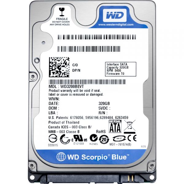 HD para notebook SATA 2.5